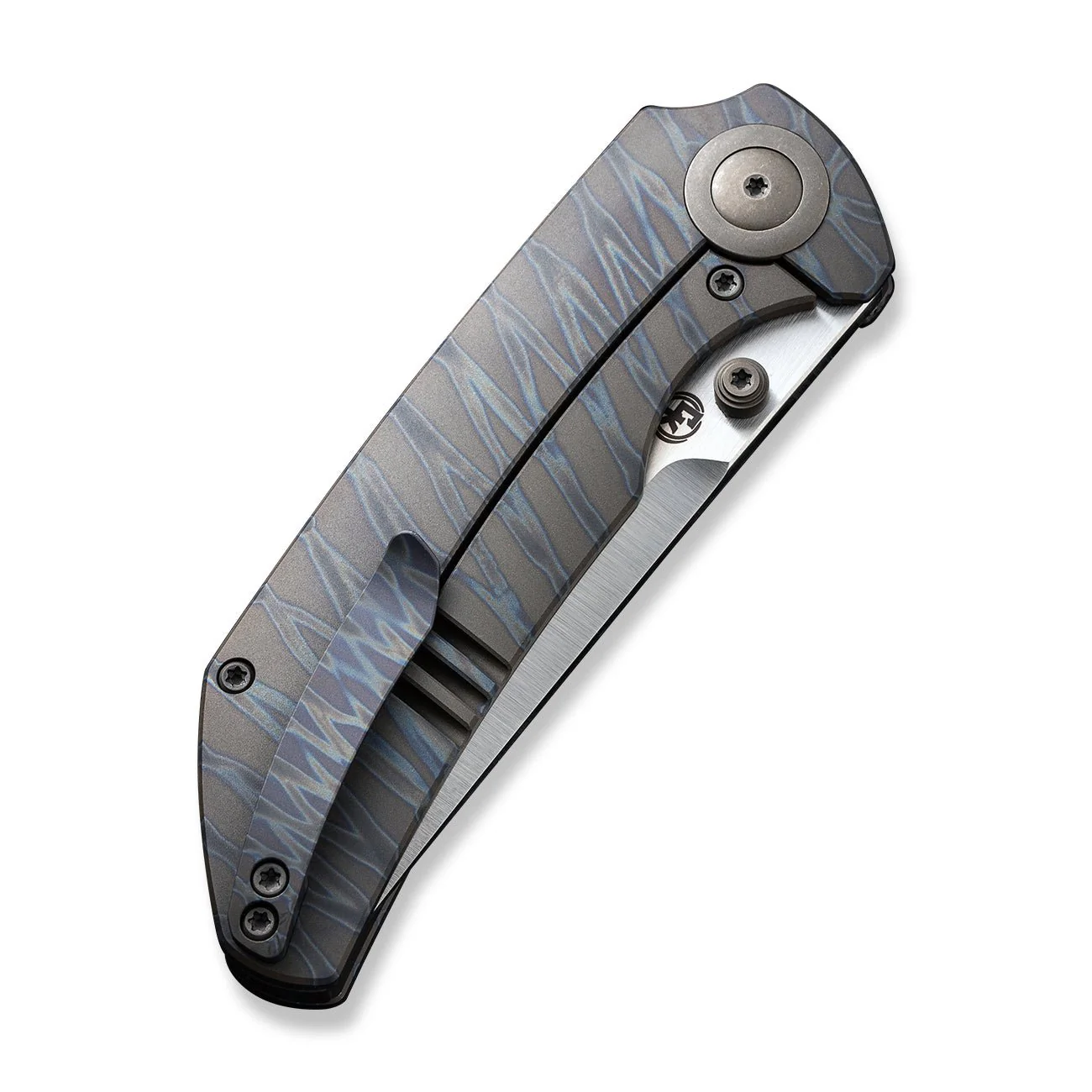 WEKNIFE Thug XL Thumb Stud Knife Titanium Handle (3.35" CPM 20CV Blade) WE20028D-2 - Image 7