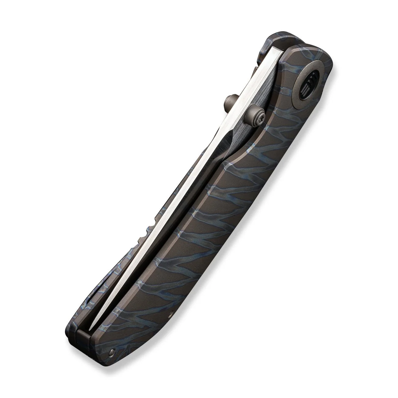 WEKNIFE Thug XL Thumb Stud Knife Titanium Handle (3.35" CPM 20CV Blade) WE20028D-2 - Image 8