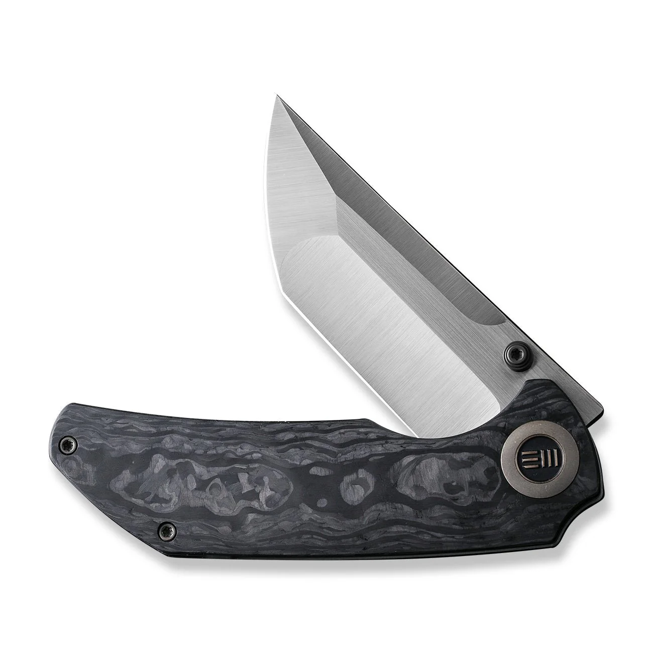 WEKNIFE Thug XL Thumb Stud Knife Titanium & Carbon Fiber Handle (3.35" CPM 20CV Blade) WE20028E-1 - Image 5