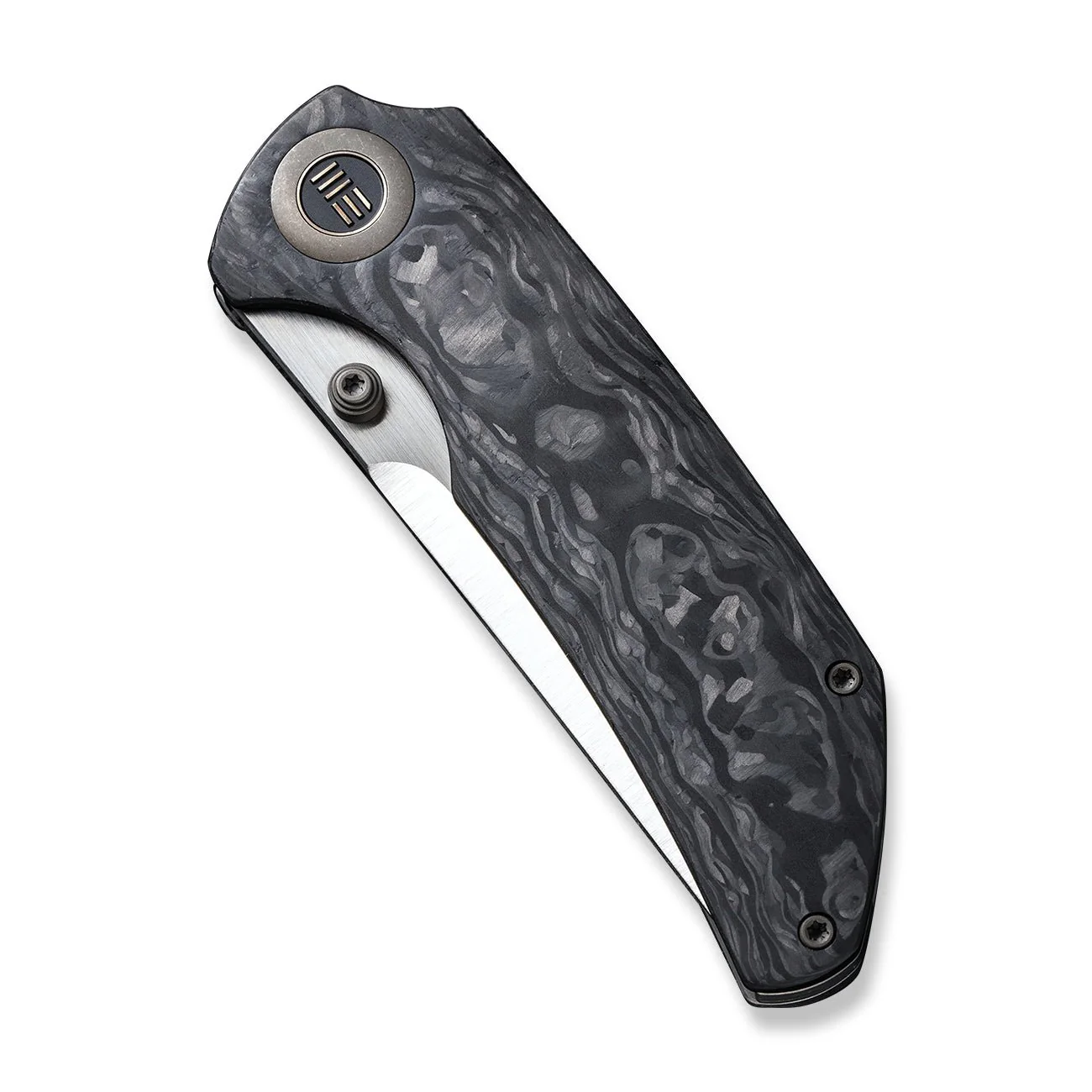 WEKNIFE Thug XL Thumb Stud Knife Titanium & Carbon Fiber Handle (3.35" CPM 20CV Blade) WE20028E-1 - Image 6