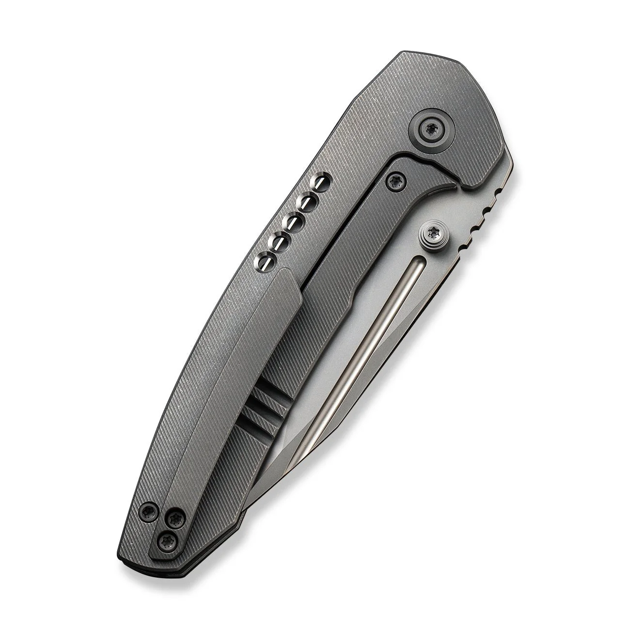 WEKNIFE Trogon Thumb Stud Knife Titanium Handle (3.2" CPM 20CV Blade) WE22002-1 - Image 7