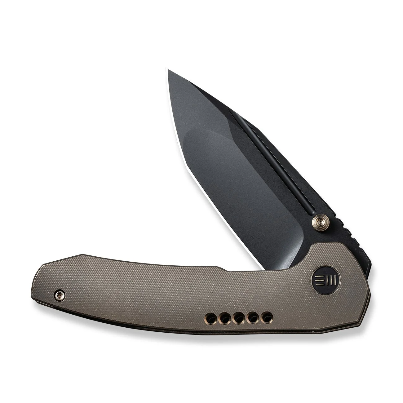 WEKNIFE Trogon Thumb Stud Knife Titanium Handle (3.2" CPM 20CV Blade) WE22002-2 - Image 5