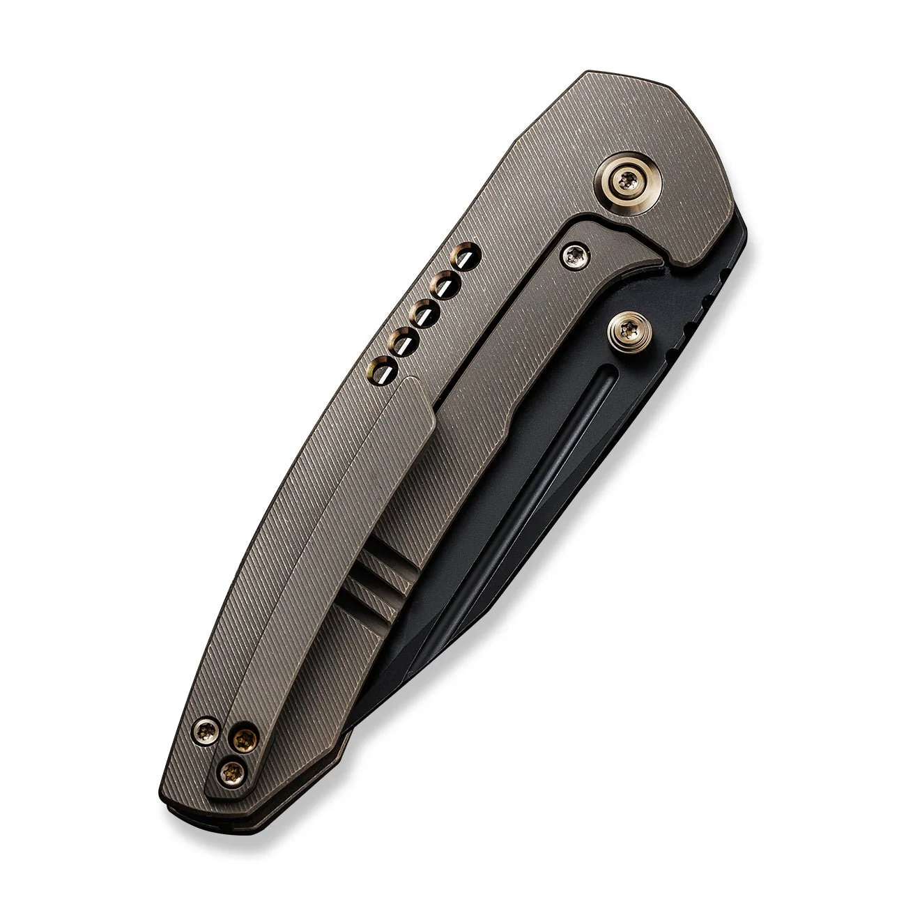 WEKNIFE Trogon Thumb Stud Knife Titanium Handle (3.2" CPM 20CV Blade) WE22002-2 - Image 7