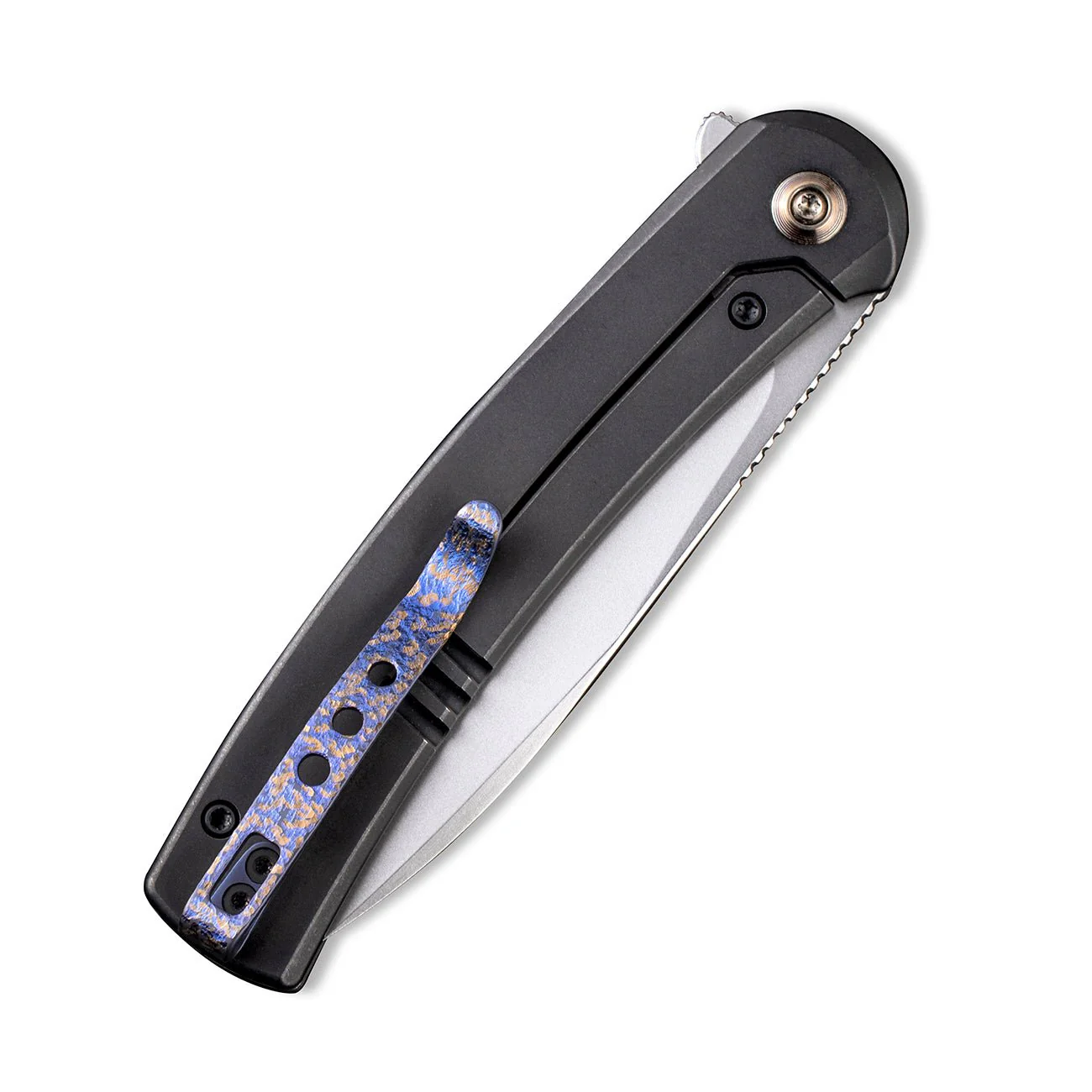 WEKNIFE Upshot Flipper Knife Titanium Handle (3.47" CPM 20CV Blade) 2102A - Image 5
