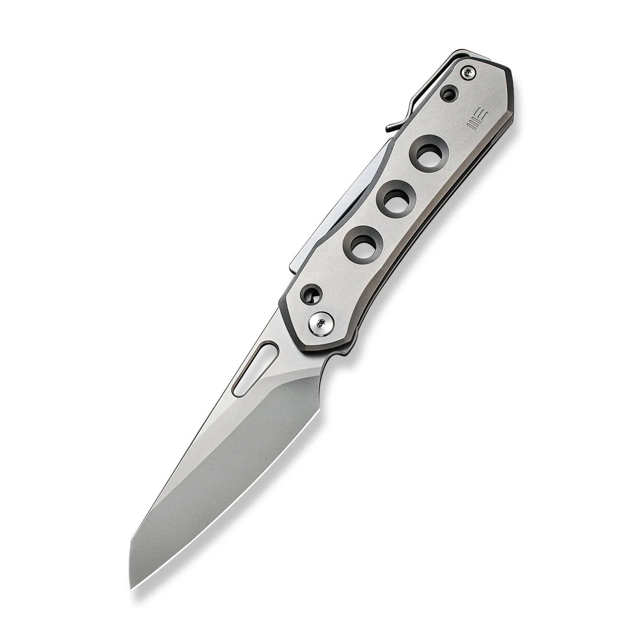 WEKNIFE Vision R Manual Thumb & Thumb Hole & Superlock Knife Titanium Handle (3.54" CPM 20CV Blade) WE21031-1 - Image 3
