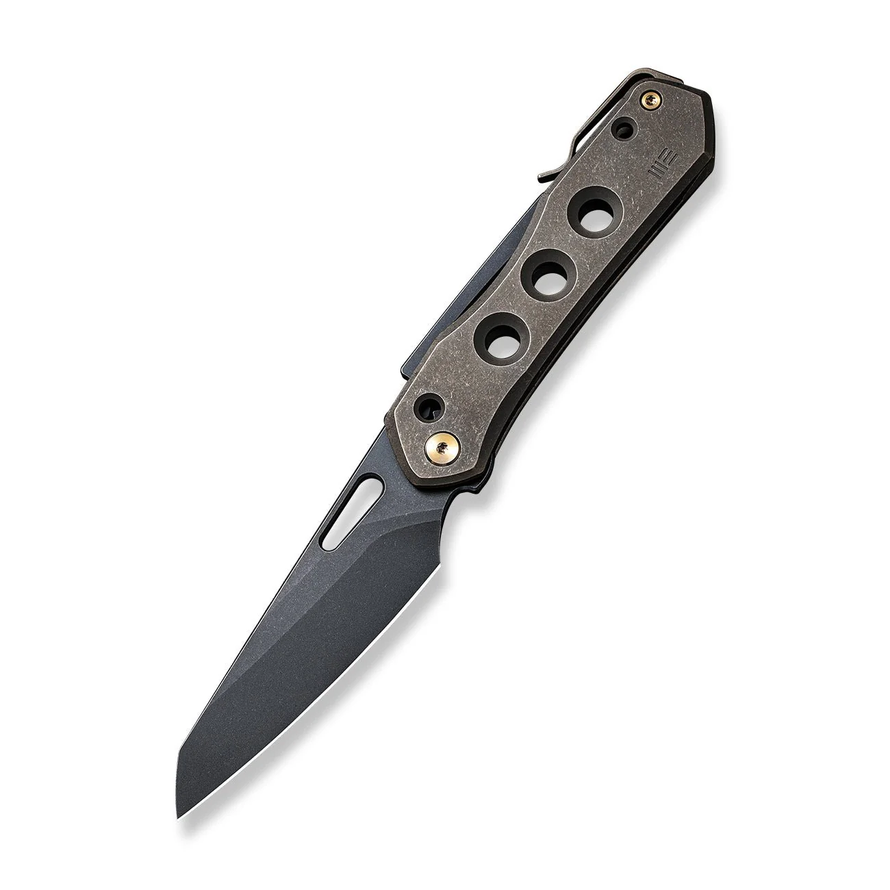 WEKNIFE Vision R Manual Thumb & Thumb Hole & Superlock Knife Titanium Handle (3.54" CPM 20CV Blade) WE21031-4 - Image 3