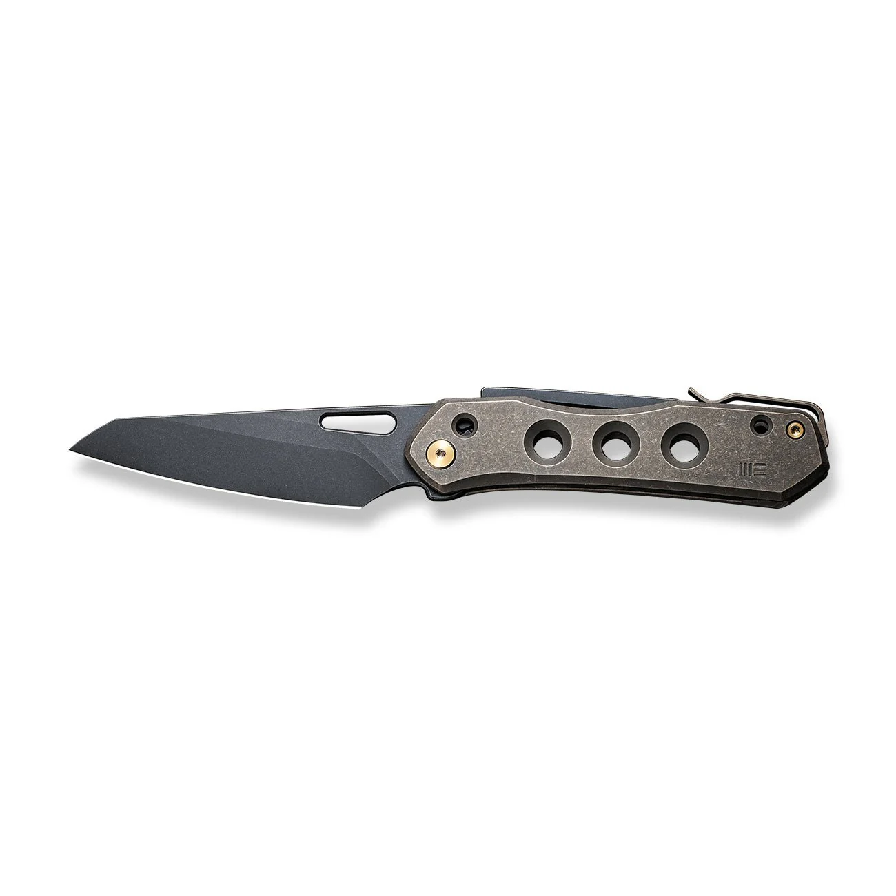 WEKNIFE Vision R Manual Thumb & Thumb Hole & Superlock Knife Titanium Handle (3.54" CPM 20CV Blade) WE21031-4 - Image 4
