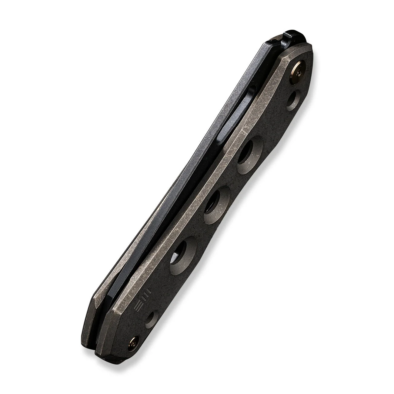 WEKNIFE Vision R Manual Thumb & Thumb Hole & Superlock Knife Titanium Handle (3.54" CPM 20CV Blade) WE21031-4 - Image 8