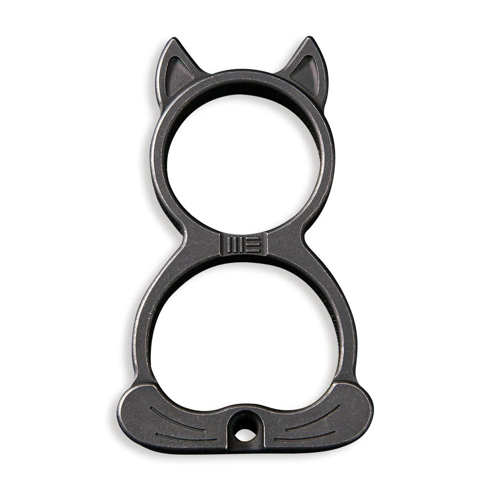 WEKNIFE WE Cat Titanium Material Collectible Knuckle With S/S Bead Chain A-07E - Image 3