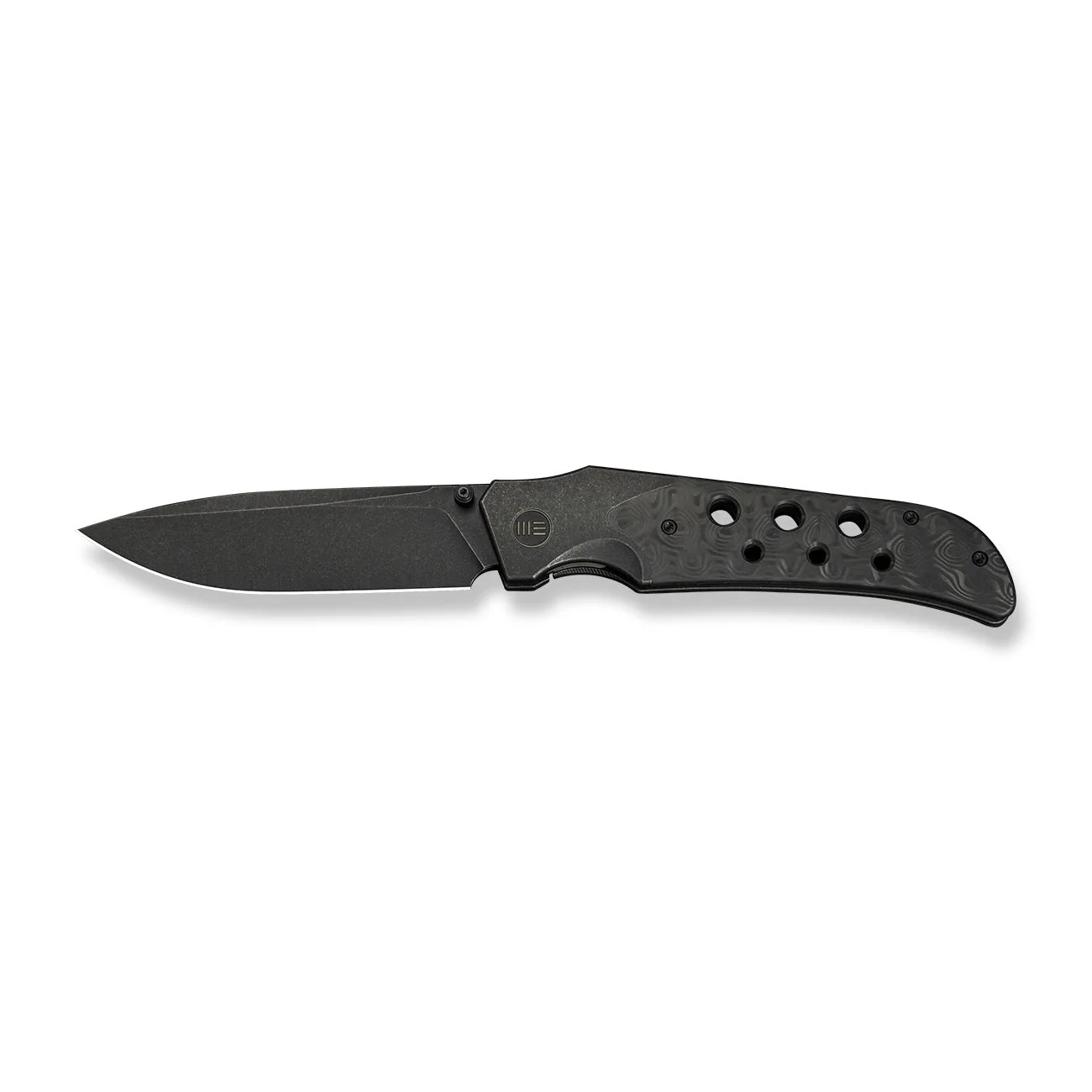 WEKNIFE WE-Guthrie Thumb Stud & Front Flipper Knife Titanium & Carbon Fiber Handle (3.94" CPM 20CV Blade) WE23072B-1 - Image 4