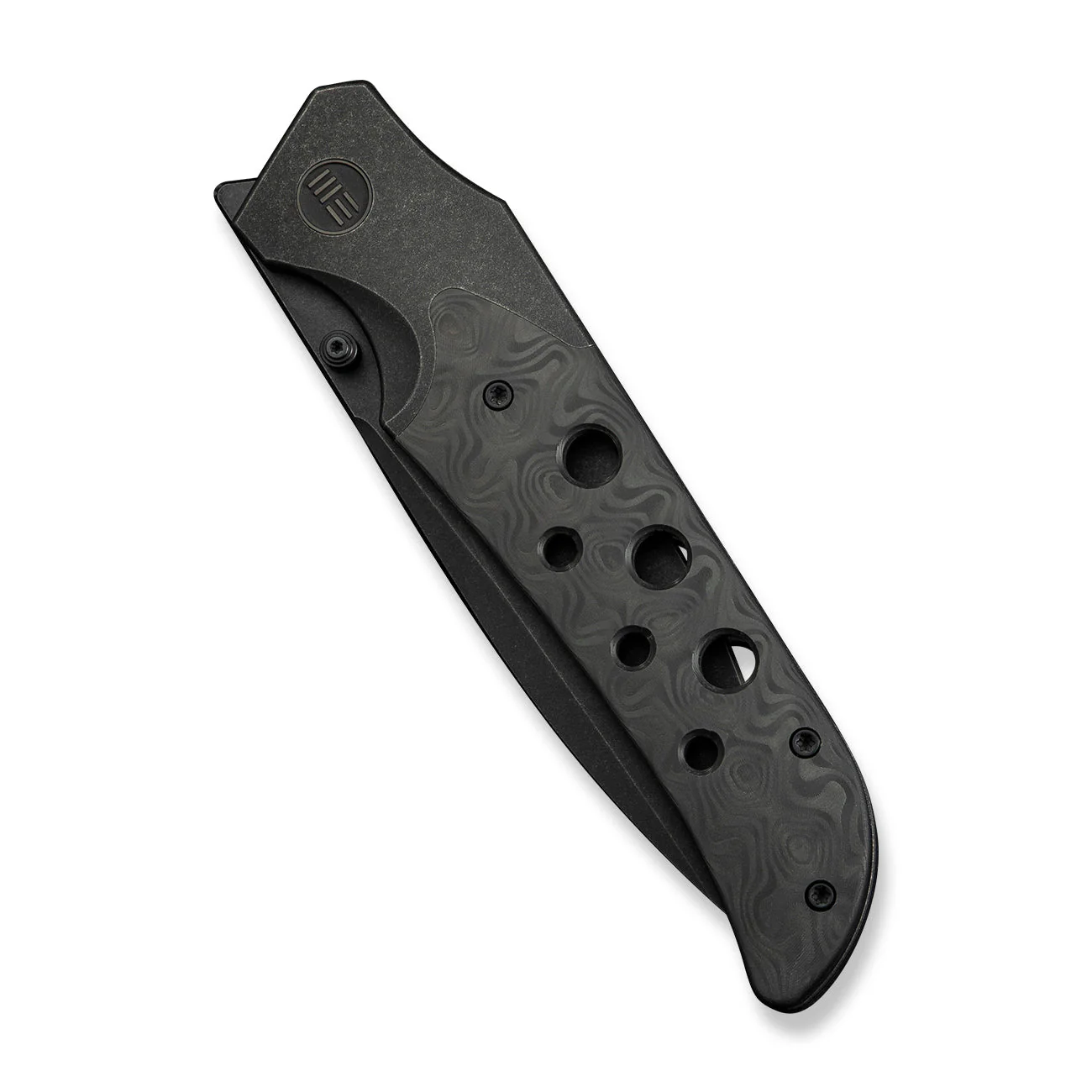WEKNIFE WE-Guthrie Thumb Stud & Front Flipper Knife Titanium & Carbon Fiber Handle (3.94" CPM 20CV Blade) WE23072B-1 - Image 6
