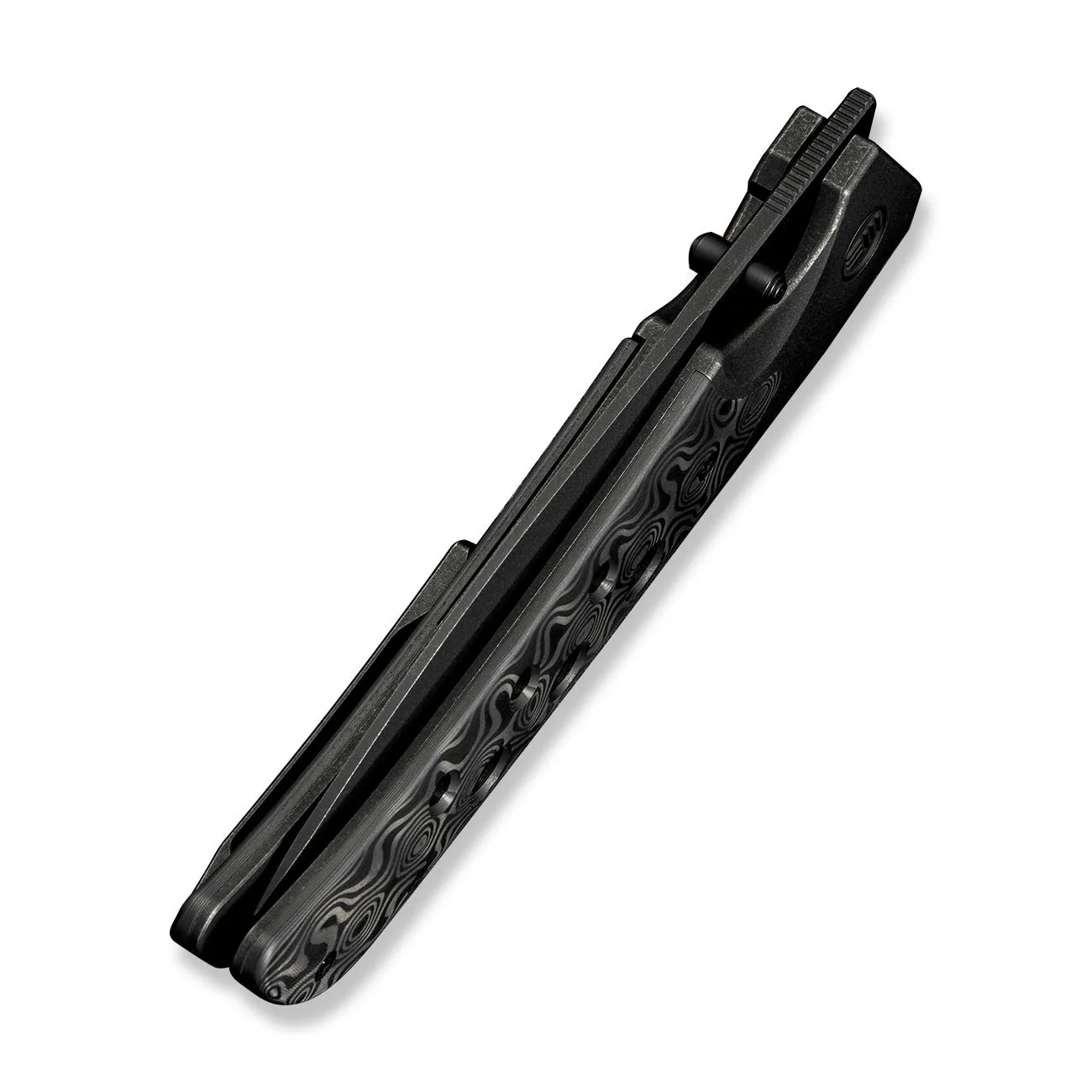 WEKNIFE WE-Guthrie Thumb Stud & Front Flipper Knife Titanium & Carbon Fiber Handle (3.94" CPM 20CV Blade) WE23072B-1 - Image 8