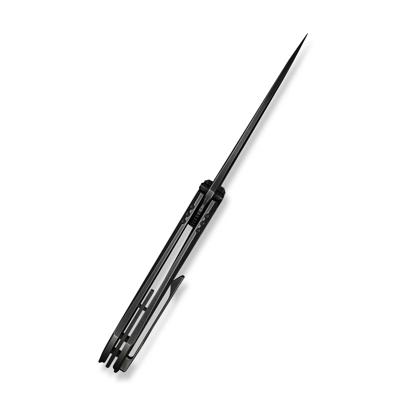 WEKNIFE Winsome Thumb Stud & Front Flipper Knife Titanium & FatCarbon Fiber Handle (3.74" M390 Blade) WE23092-4 - Image 9