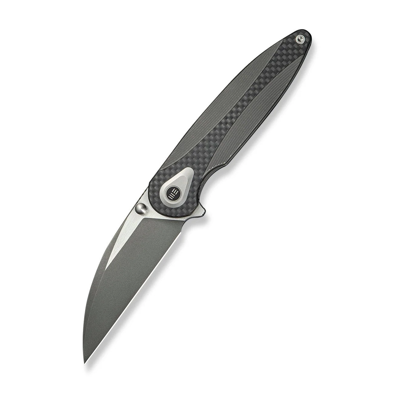 WEKNIFE Zenthra Flipper & Thumb Stud Knife Titanium & Carbon Fiber Handle (3.3" M390 Blade) WE24021C-2 - Image 3