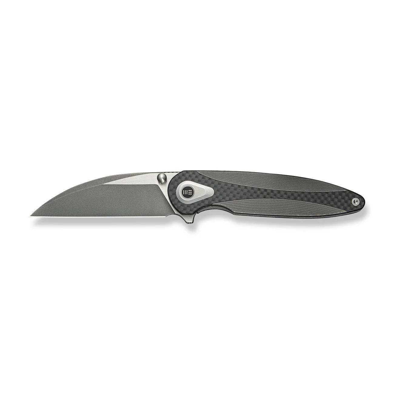 WEKNIFE Zenthra Flipper & Thumb Stud Knife Titanium & Carbon Fiber Handle (3.3" M390 Blade) WE24021C-2 - Image 4