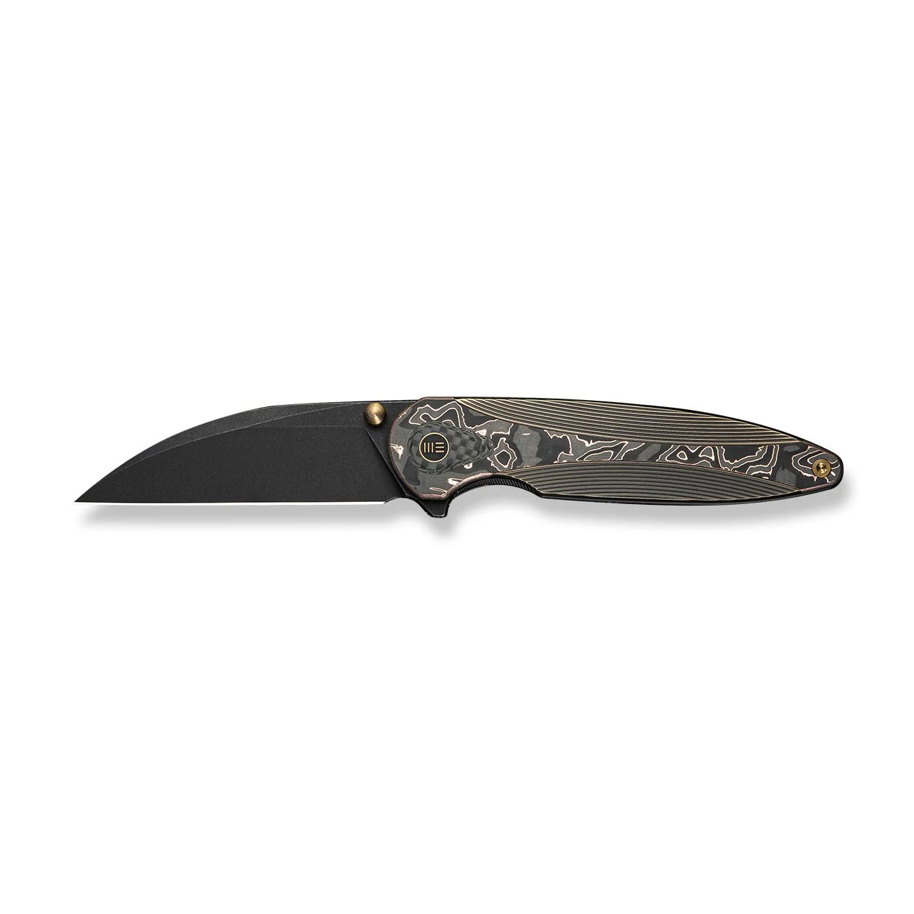 WEKNIFE Zenthra Flipper & Thumb Stud Knife Titanium & Carbon Fiber Handle (3.3" M390 Blade) WE24021C-3 - Image 4