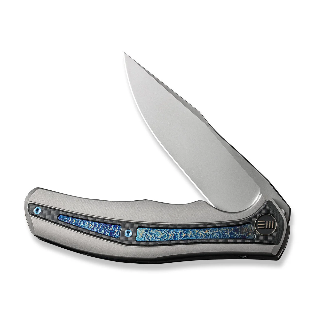 WEKNIFE Zonda Flipper Knife Titanium & Carbon Fiber Handle (4.05" CPM 20CV Blade) WE22016-2 - Image 5