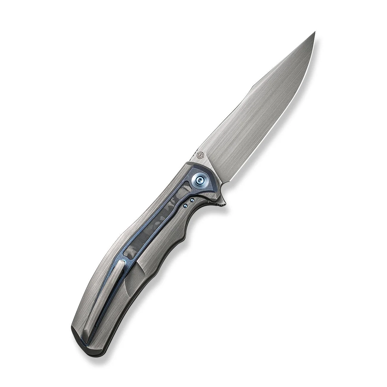 WEKNIFE Zonda Flipper Knife Titanium & Carbon Fiber Handle (4.05" CPM 20CV Blade) WE22016-4 - Image 2